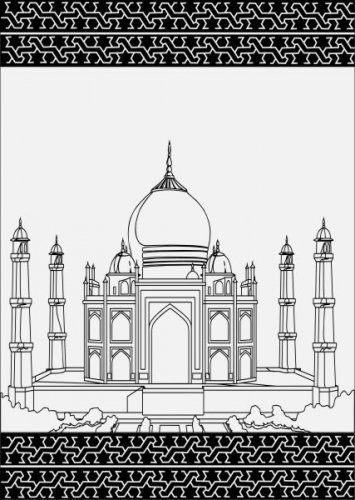 Пескоструйный рисунок Мусульманский 11